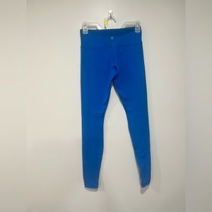 Blue Lululemon leggings